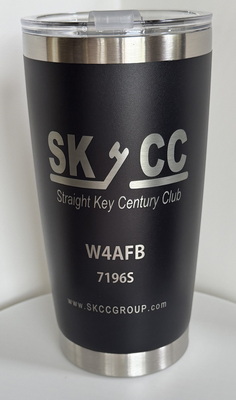 SKCC Tumbler -w- Callsign
